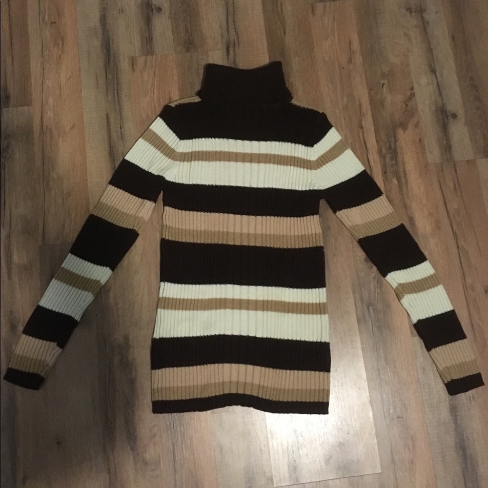 Brown & Tan Stripped Sweater